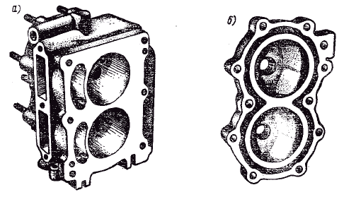 Блок цилиндров мотора Ветерок-8 и головка блока мотора Ветерок-8