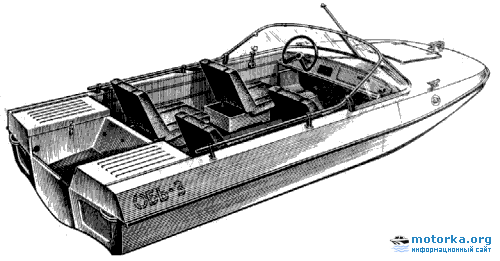 Моторная лодка Обь-3