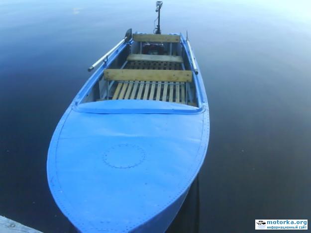 лодка Казанка с электромотором
