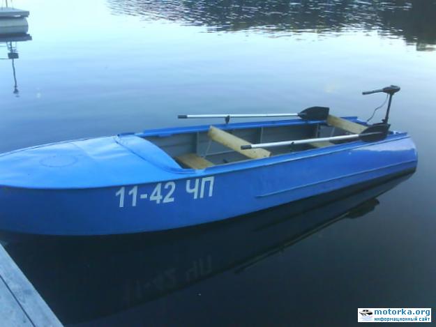 лодка Казанка с электромотором