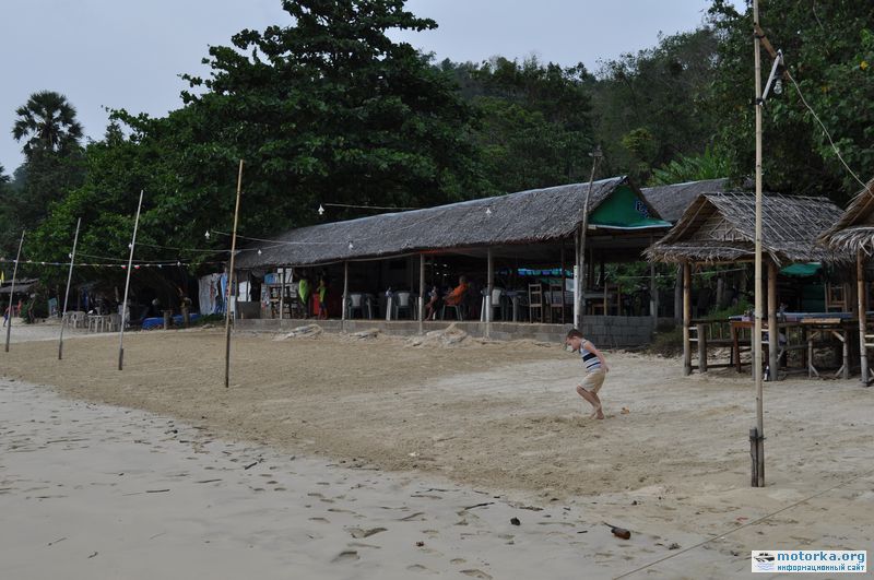 The beach bar. Phuket. Khao Khard beach, cape Panwa